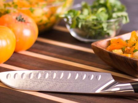 F.N. Sharp Damascus Steel Santoku Knife Discount