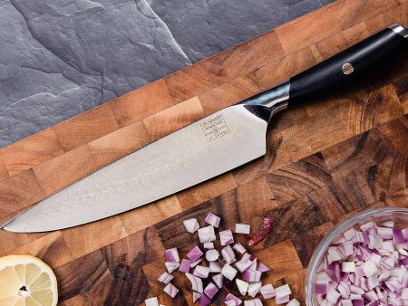 F.N. Sharp Damascus Steel Chef Knife Sale