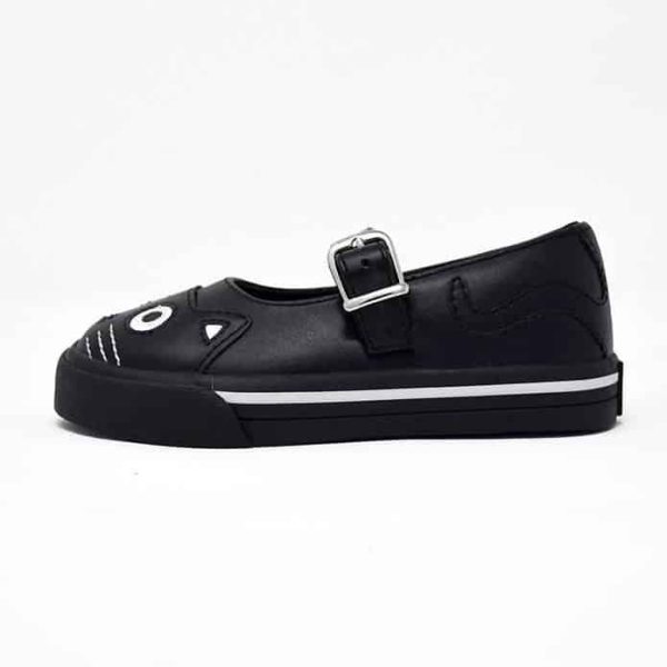 TUK Black Kitty Mary Jane Toddler Sneaker A9725 Cheap