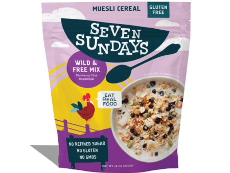 Seven Sundays Wild & Free Blueberry Chai Buckwheat Gluten Free Muesli - 12oz bag on Sale