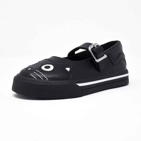 TUK Black Kitty Mary Jane Toddler Sneaker A9725 Cheap