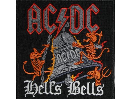 AC DC Hells Bells Embroidered Patch Hot on Sale