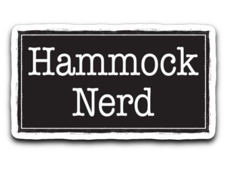 Hammock Nerd - Hammock Sticker Online Hot Sale