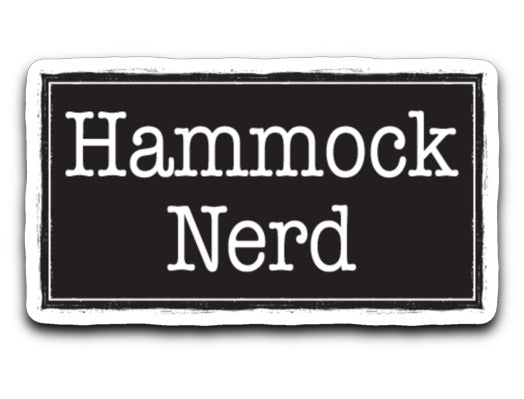 Hammock Nerd - Hammock Sticker Online Hot Sale