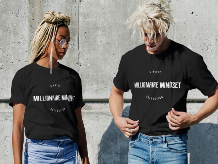 Millionaire Mindset  Unisex Jersey Short Sleeve Tee For Cheap