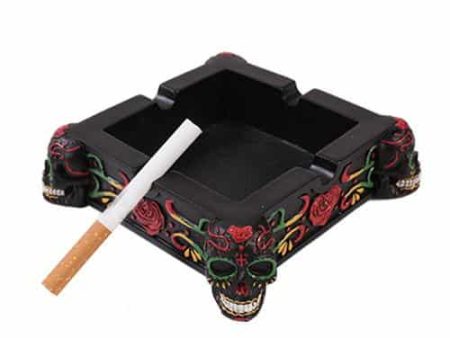 Day of the Dead Skulls Ashtray For Discount