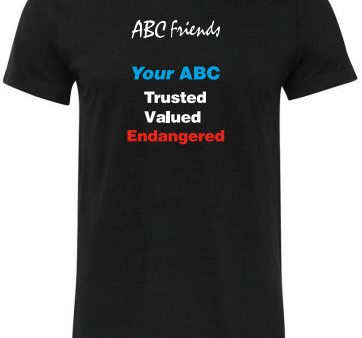 T-Shirt: Your ABC: Trusted Valued Endangered - New Cheap