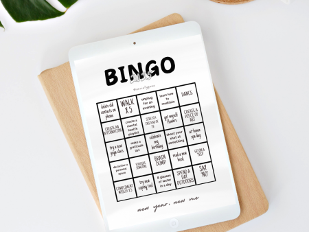 2025 Mental Health Goals Bingo Card – Printable Self-Care and Therapy Tool For Sale