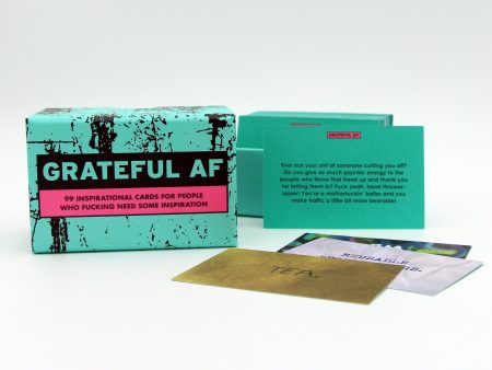 Grateful AF Affirmation Deck For Discount