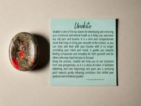 Unakite Worry Stone – Compassion, Healing, and Emotional Balance For Discount