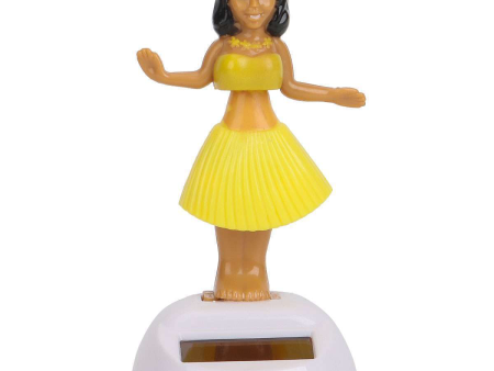 Yellow Solar Hula Girl Online Hot Sale