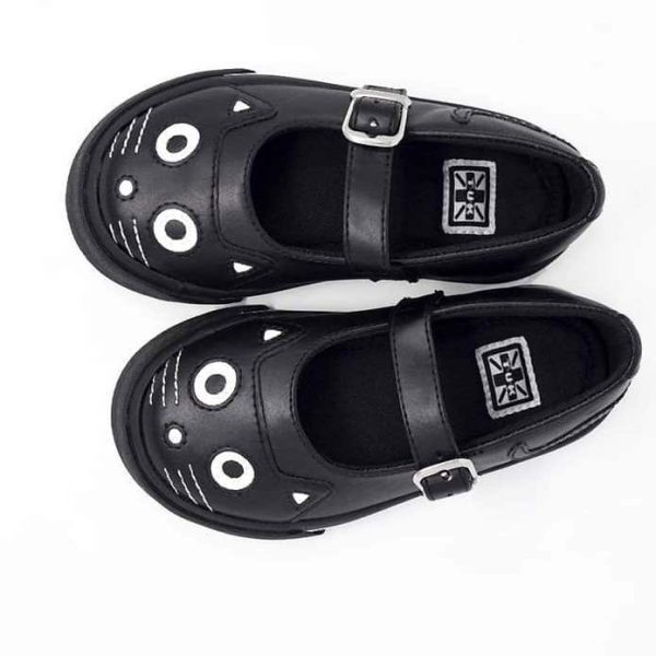 TUK Black Kitty Mary Jane Toddler Sneaker A9725 Cheap