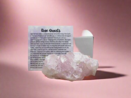 Large Rose Quartz Crystal for Anxiety, Love and Emotional Trauma Online Sale