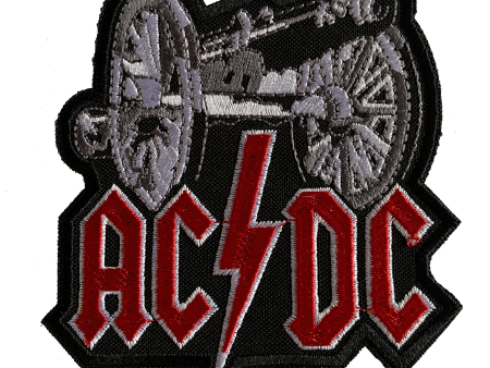 AC DC Cannon Embroidered Patch Hot on Sale