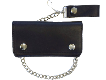 6” Oil Tanned Biker Wallet w  Chain Online Hot Sale