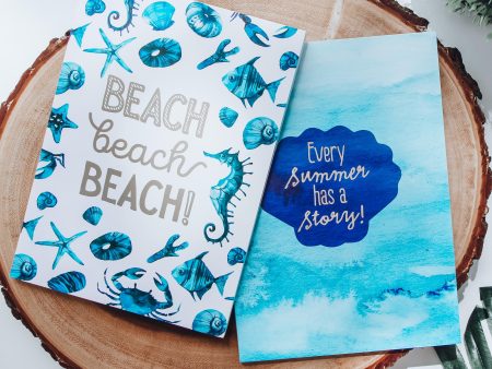 Summer Blank Journal Set of Two Online Sale