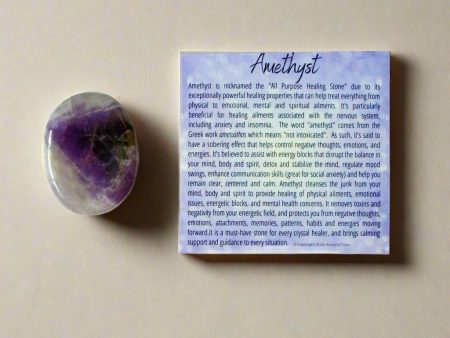 Amethyst Worry Stone – Your All-Purpose Healing Stone for Stress Relief and Anxiety Online Hot Sale