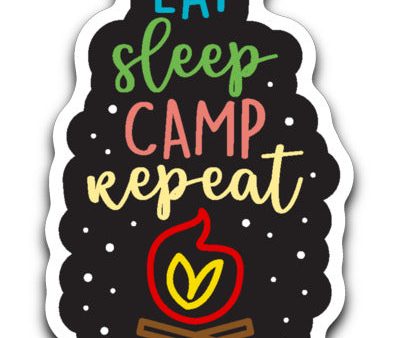 eat sleep camp repeat Online Sale