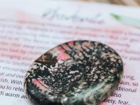 Rhodonite Worry Stone – The Rescue Stone for Emotional Healing Sale