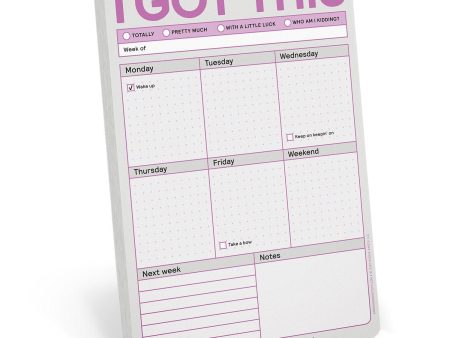 I Got This Weekly Notepad Organizer Journal Discount