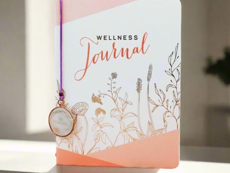 Wellness Journal + Inspiring Bookmark Set – Reflect, Track, and Achieve Your Wellness Goals Hot on Sale