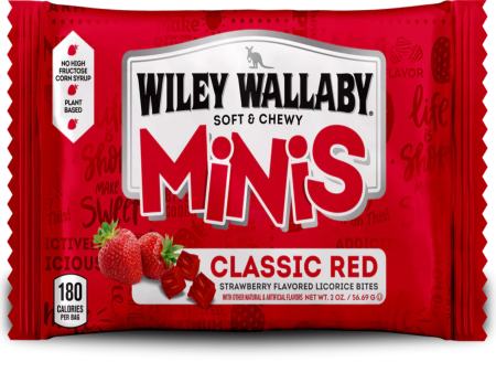 Wiley Wallaby Licorice (Classic Red) For Sale