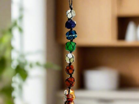 7 Chakra Gemstone Hanging Charm – Energize and Align Your Chakras Online Hot Sale