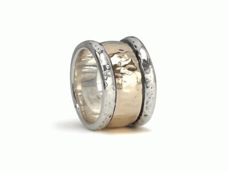 Balance Gold Fidget Ring For Discount