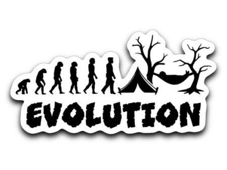 Evolution Hammock Camping Sticker Online