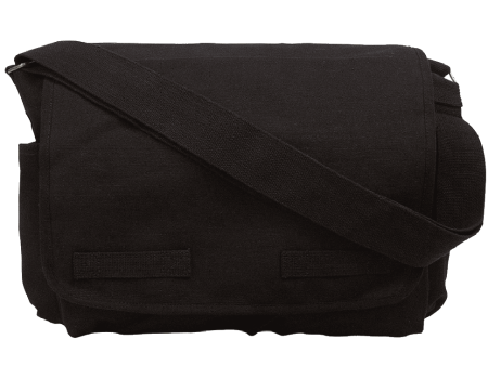 Black Military Messenger Bag For Sale