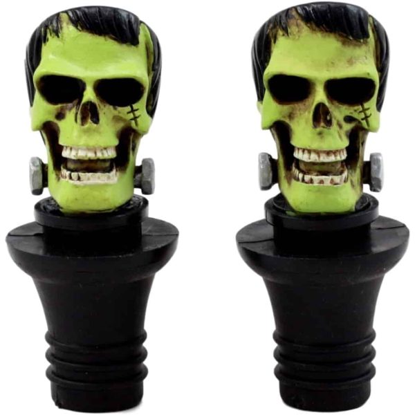 Frankenstein Skull Wine Stopper Supply