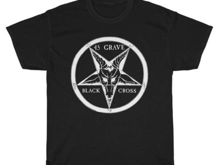 45 Grave Black Cross T-Shirt Supply