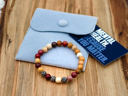 Mookaite Jasper Bracelet – Confidence and Calmness in Every Bead on Sale