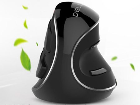 Delux M618 Plus Ergonomic Vertical Wireless Mouse Fashion