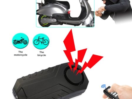 Wireless Remote Control Alarm Bicycle Car Vibration Alarm Safety Lock Discount