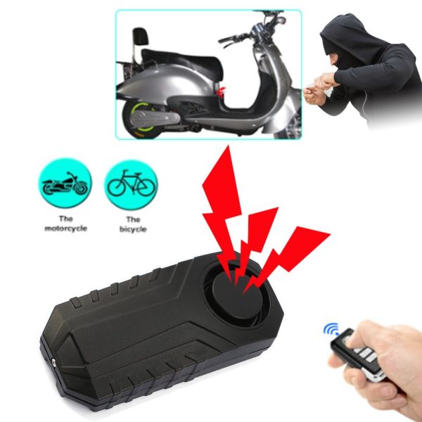 Wireless Remote Control Alarm Bicycle Car Vibration Alarm Safety Lock Discount