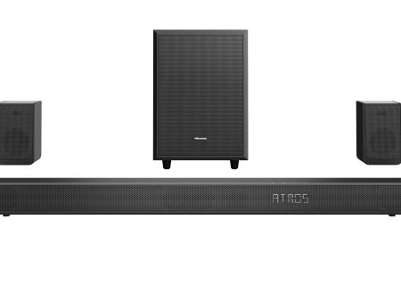 Hisense AX5125H 5.1.2 Dolby ATMOS Soundbar with Wireless Rear Speakers & Wireless Subwoofer Sale