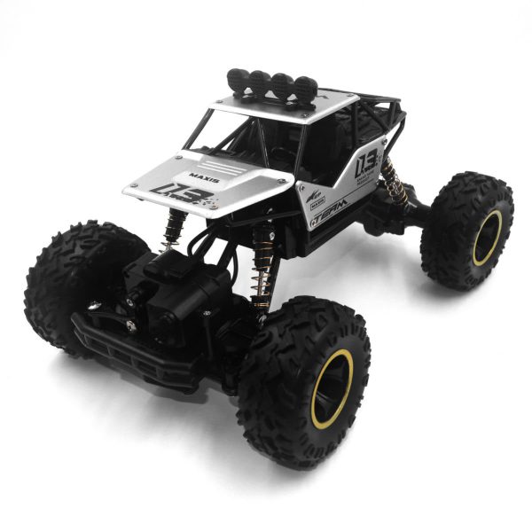 6141 Four Wheel Climbing Rock Crawler Monster Car 1:16 High Speed Remote Control Trunk Toy with 2000MAh 4.8V Rechargeable Battery and Charger Discount